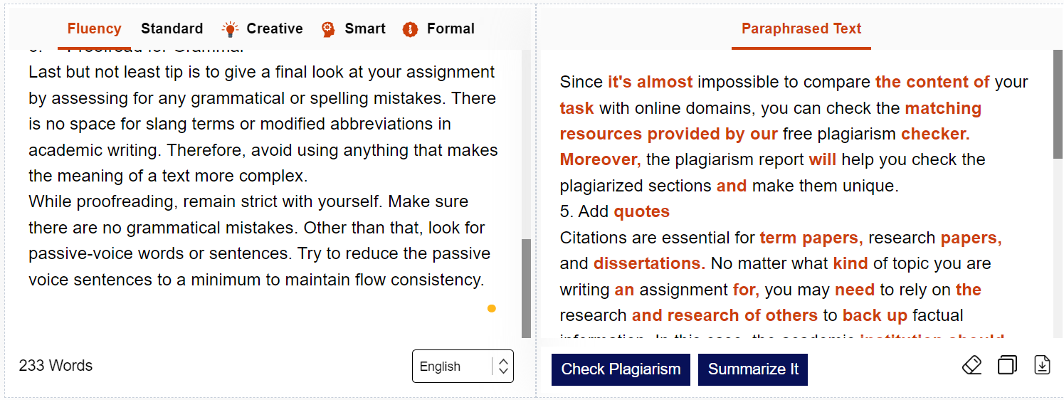 Choose right vocabulary