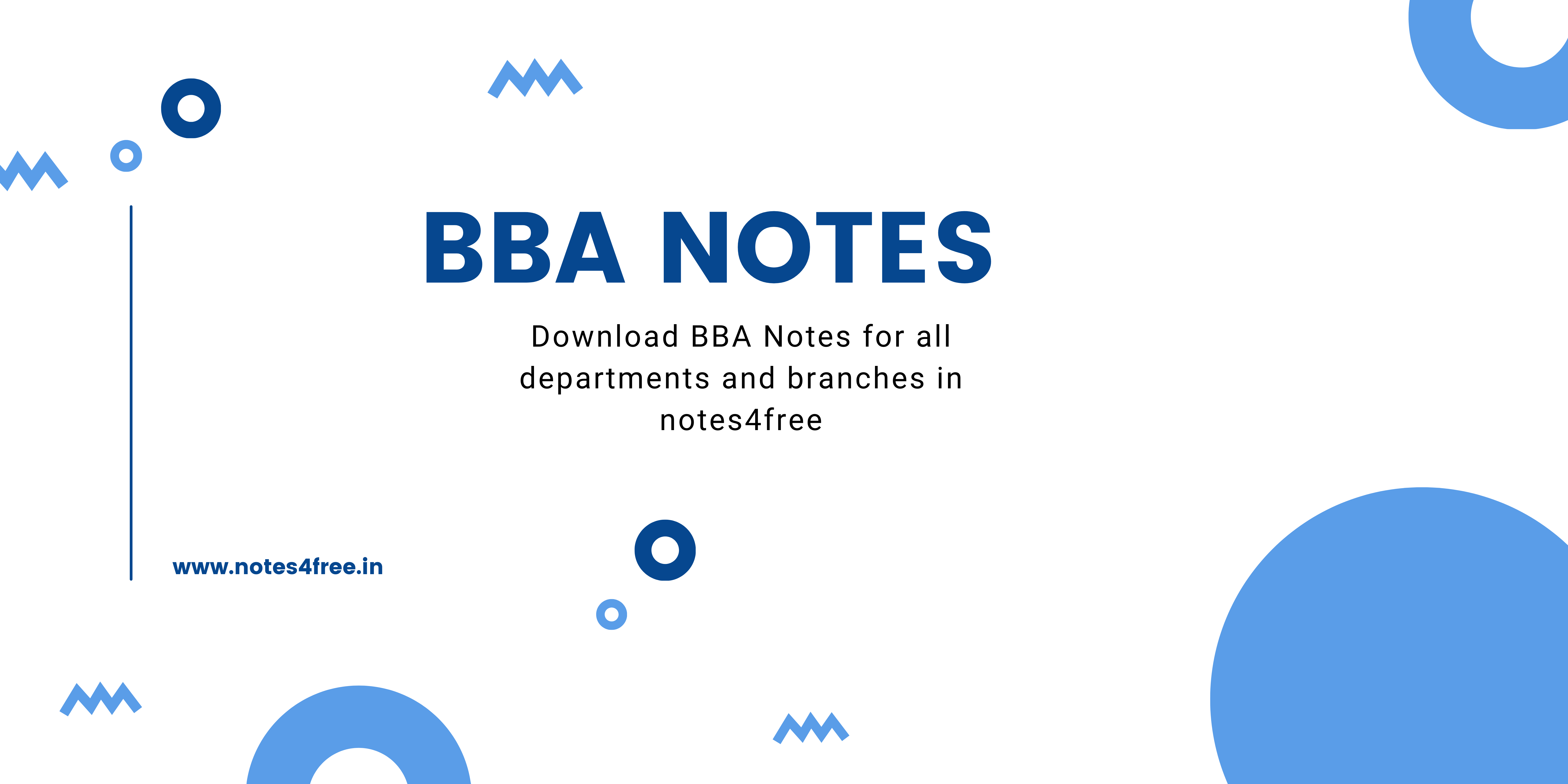 BBA notes